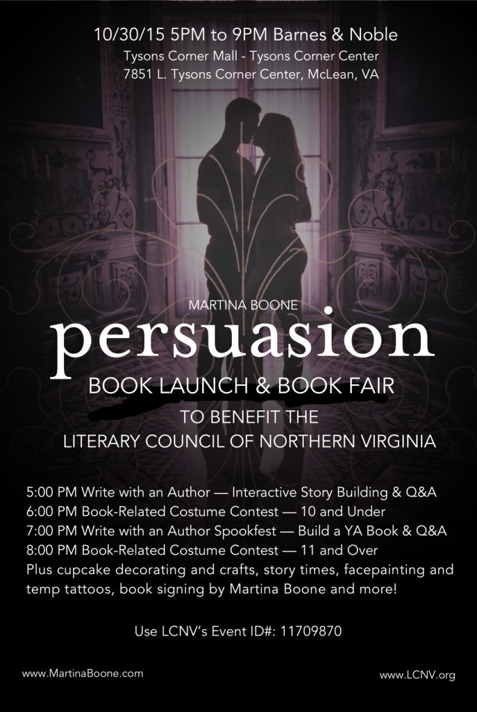 Persuasion Launch Party and Literary Council (LCNV) Fundraiser @ Barnes & Noble  | McLean | Virginia | United States